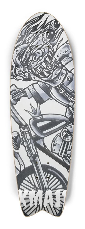 KMA11 RIDEORDIE Skateboard Fish Tail