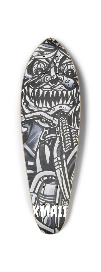 KMA11 BURNING INSIDE Skateboard Mini Cruiser