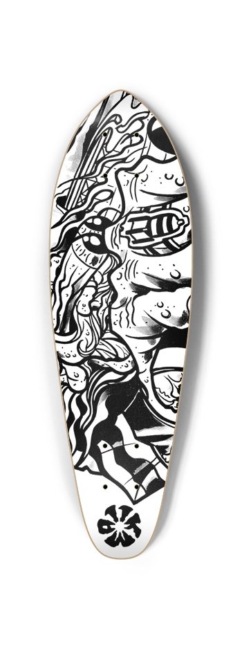 KMA11 FREEBOMBERS Skateboard Mini Cruiser