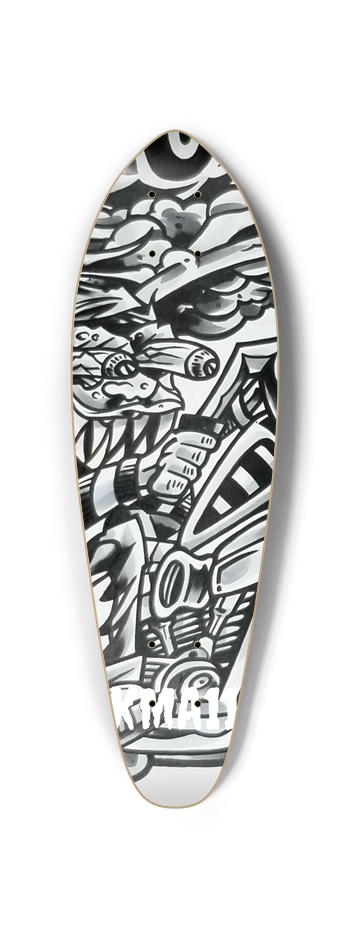 KMA11 LONGFORK Skateboard Mini Cruiser