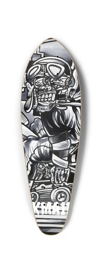KMA11 SMOKING Skateboard Mini Cruiser