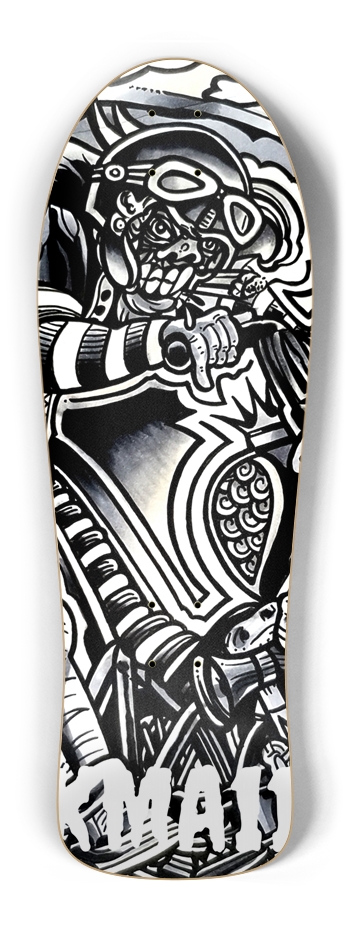 KMA11 KICKER Skateboard Old School Shape