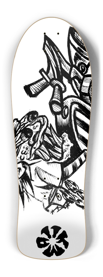 KMA11 OGSIDESHOW Skateboard Old School Shape