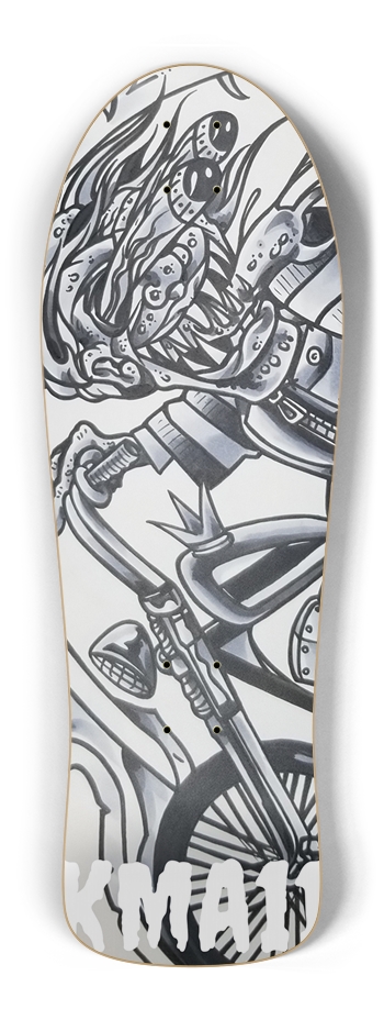 KMA11 RIDEORDIE Skateboard Old School Shape