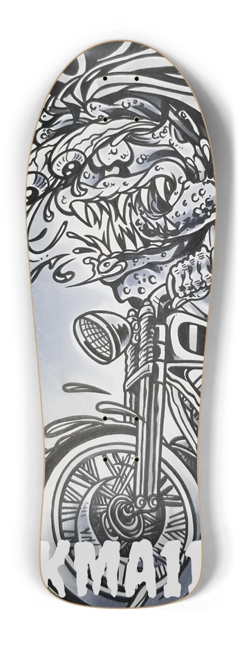 KMA11 WILDSIDE Skateboard Old School Shape