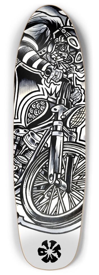 KMA11 KICKER Skateboard Punk Nose Shape