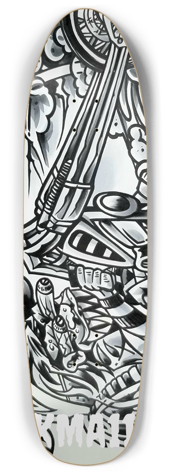 KMA11 LONGFORK Skateboard Punk Nose Shape