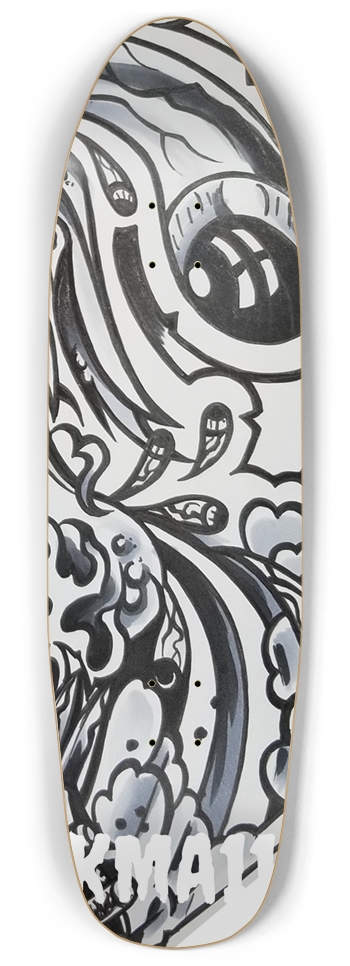 PSYCHOTRIP Skateboard Punk Nose Pool Shape