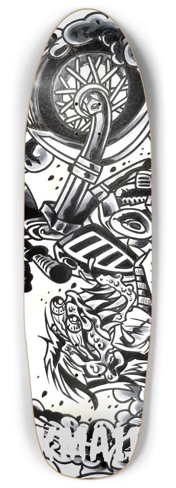 KMA11 SIDESHOW Skateboard Punk Nose Shape