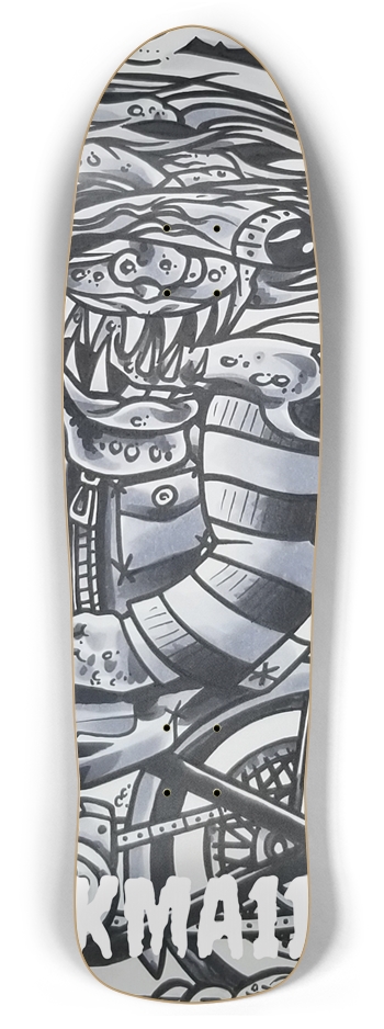 KMA11 RIDEORDIE Skateboard Retro Rocket