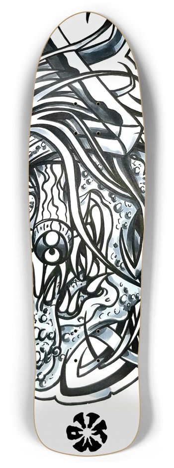 KMA11 BARDEMON Skateboard Retro Rocket