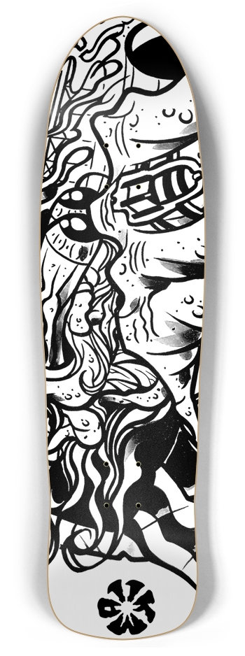 KMA11 FREEBOMBERS Skateboard Retro Rocket