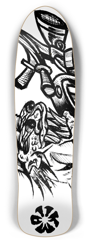 KMA11 OGSIDESHOW Skateboard Retro Rocket