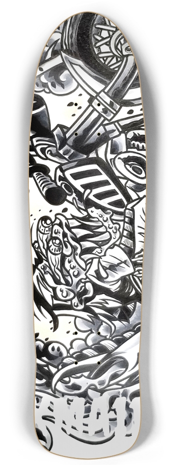 KMA11 SIDESHOW Skateboard Retro Rocket