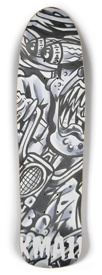 KMA11 TILLDEATH Skateboard Retro Rocket