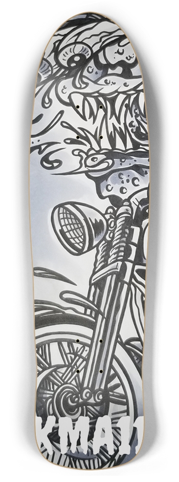 KMA11 WILDSIDE Skateboard Retro Rocket