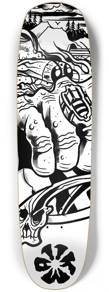 KMA11 FREEBOMBERS Skateboard Square Nose