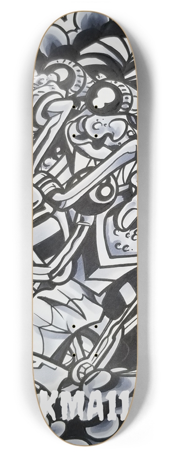 KMA11 8BALL Skateboard 7-7/8 Skateboard Deck