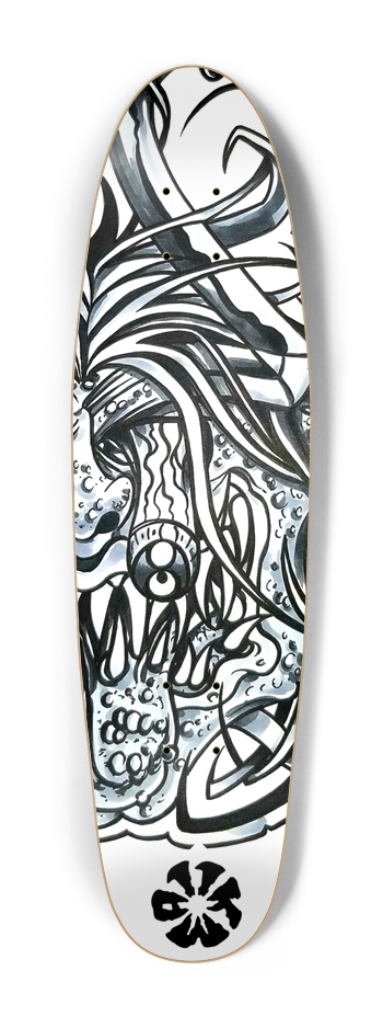 KMA11 BarDemon Skateboard Cruiser Shape