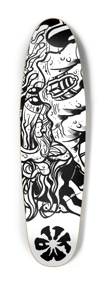 KMA11 FreeBombers Skateboard Cruiser Shape