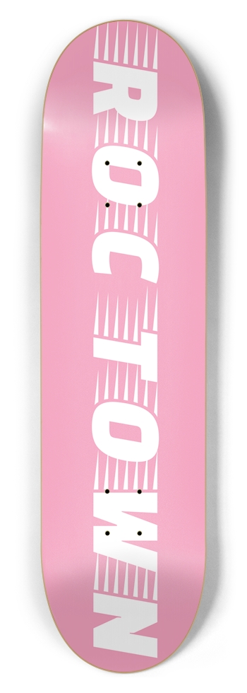 Roc Town “Fast Pink” 8-1/2 Skateboard Deck