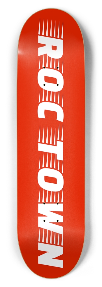 Roc Town “Fast Red” 8-1/2 Skateboard Deck