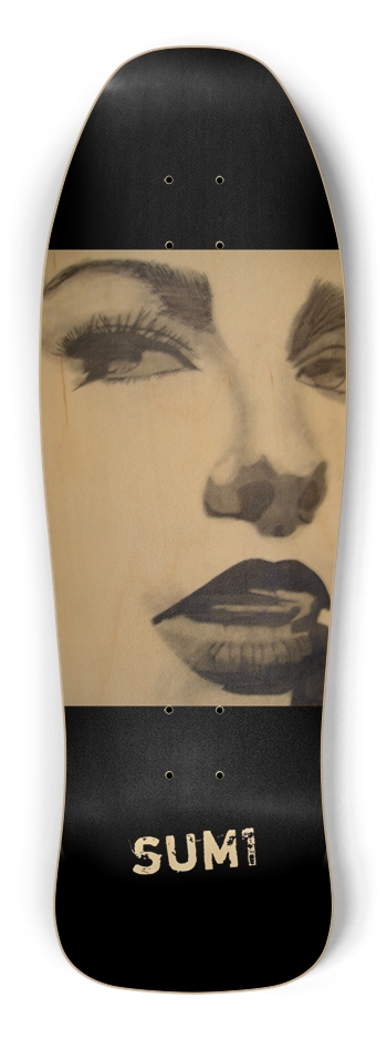 sum1sk8boards face shredder shape board Shredder Shape