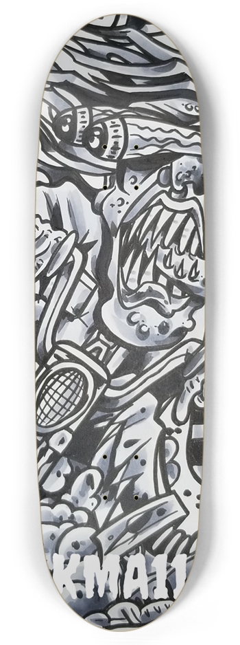 KMA11 TILLDEATH Skateboard Football Shape