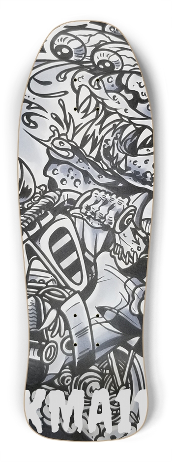 KMA11 WILDSIDE Skateboard Shredder Shape
