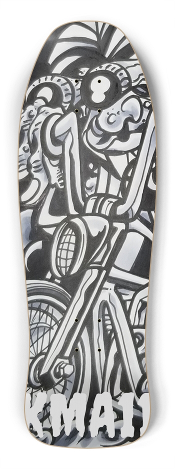 KMA11 8BALL Skateboard Shredder Shape