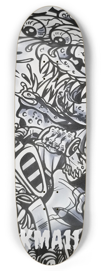 KMA11 WILDSIDE Skateboard Football Shape