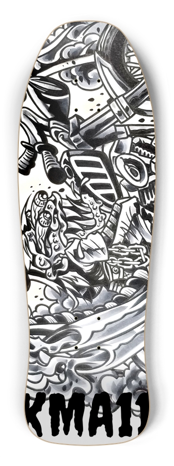 KMA11 SIDESHOW Skateboard Shredder Shape