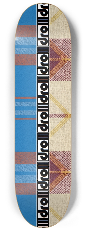 two plaids droll strip 8-1/4 Skateboard Deck