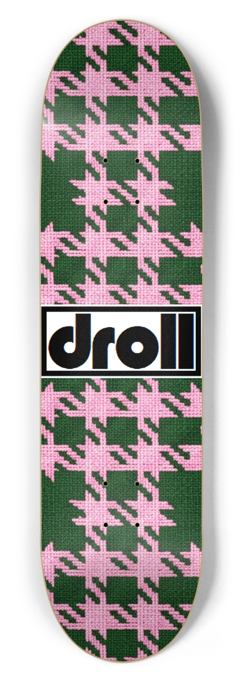 houndstooth pink, green