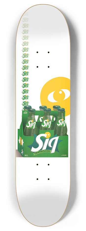 SIQ Pack Deck 8 Inch Skateboard Deck