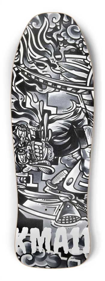 KMA11 SMOKING Skateboard Shredder Shape