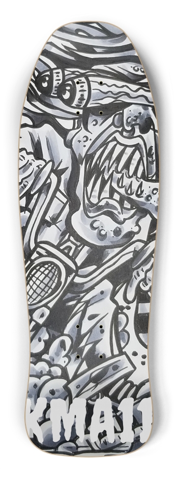 KMA11 TILLDEATH Skateboard Shredder Shape
