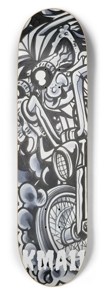 KMA11 8BALL Skateboard 8-1/2 Skateboard Deck