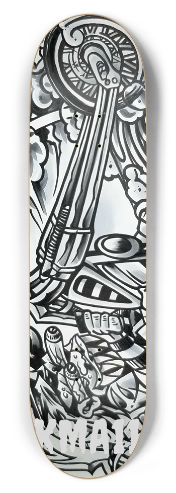 KMA11 LONGFORK Skateboard 8-1/2 Skateboard Deck
