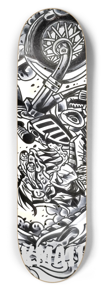 KMA11 SIDESHOW Skateboard 8-1/2 Skateboard Deck