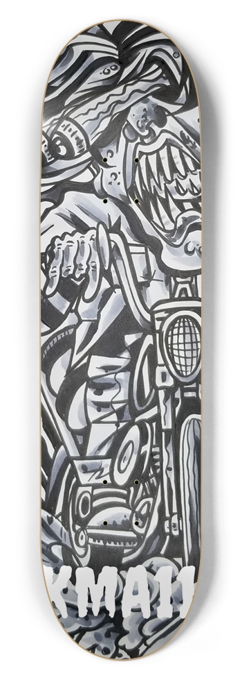 KMA11 TILLDEATH Skateboard 8-1/2 Skateboard Deck