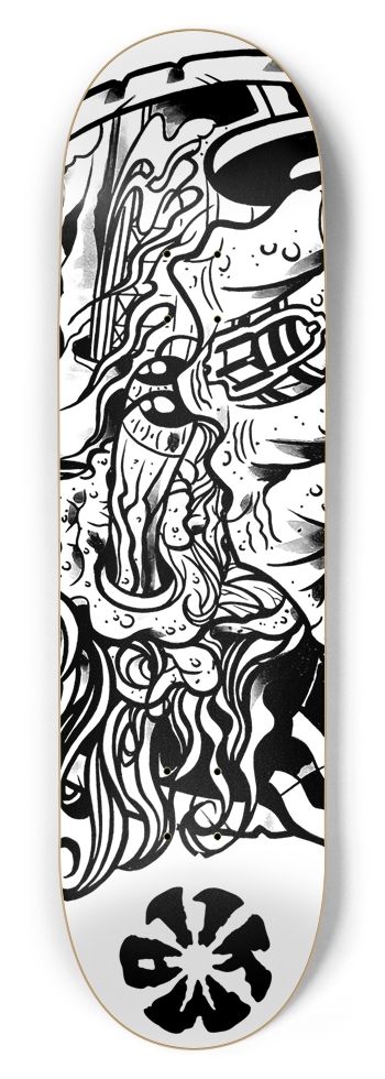 KMA11 FREEBOMBERS Skateboard 8-3/4 Inch Skateboard