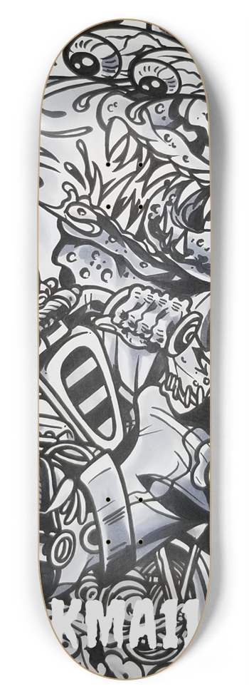 KMA11 WILDSIDE Skateboard 8-3/4 Inch Skateboard