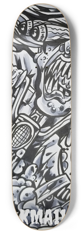 KMA11 TILLDEATH Skateboard 9 Inch Skateboard