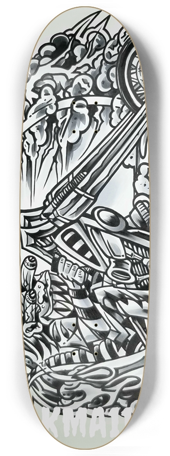 KMA11 LONGFORK Skateboard Egg Shape