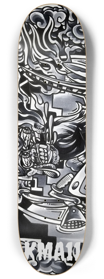 KMA11 SMOKING Skateboard 8-1/4 Skateboard Deck