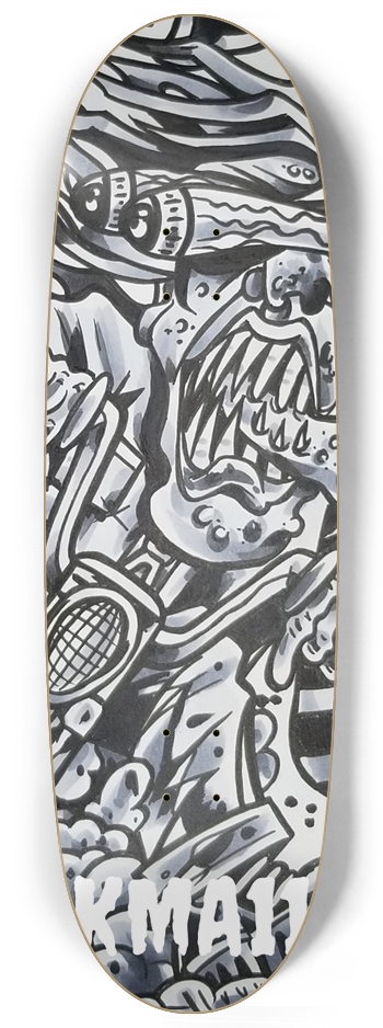 KMA11 TILLDEATH Skateboard Egg Shape