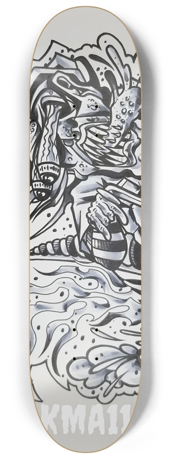 KMA11 TILLDEATH Skateboard 8-1/4 Skateboard Deck