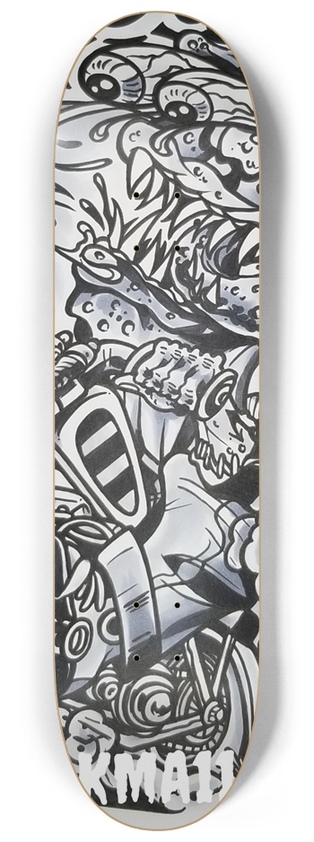 KMA11 WILDSIDE Skateboard 8-1/4 Skateboard Deck