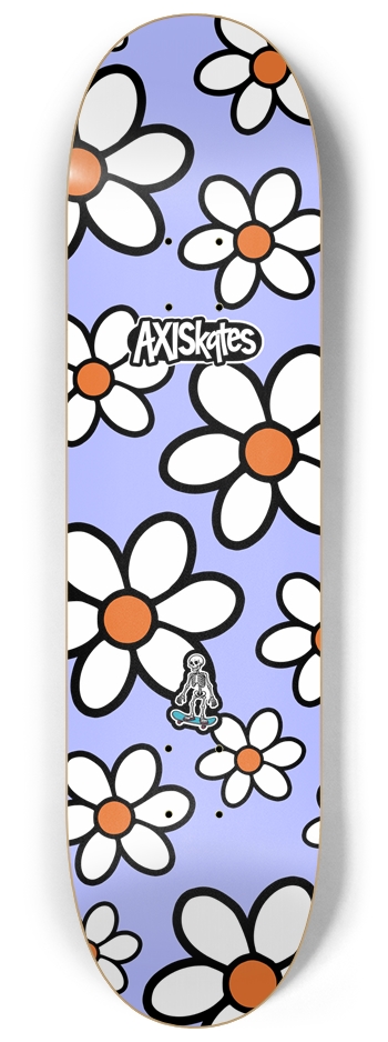 Just Daisies Blue - Custom Popsicle Retro Contemporary Flowers